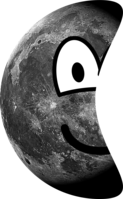 Half moon emoticon