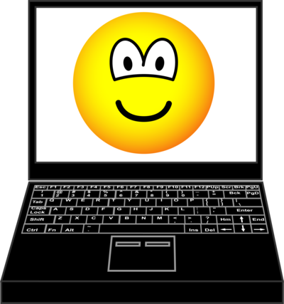 Laptop emoticon