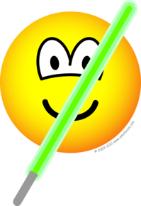Light saber emoticon