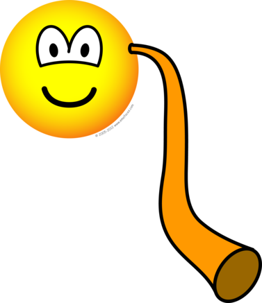 Old hearing trumpet emoticon