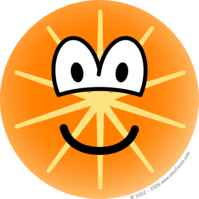 Orange emoticon