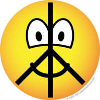 Peace emoticon