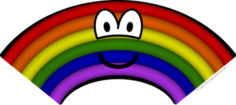 Rainbow emoticon