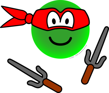 Red Ninja Turtle emoticon