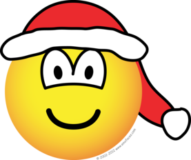 Santa hat emoticon