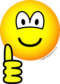 Thumb up emoticon