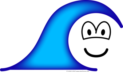 Tidal wave emoticon