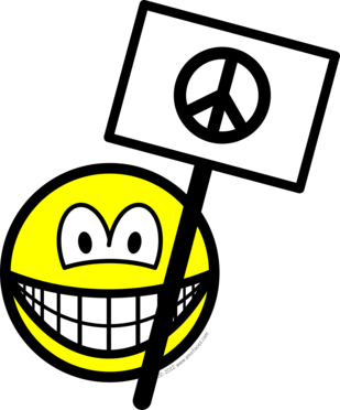 Ban the bomb smile