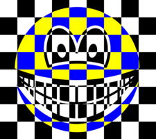 Chess board smile