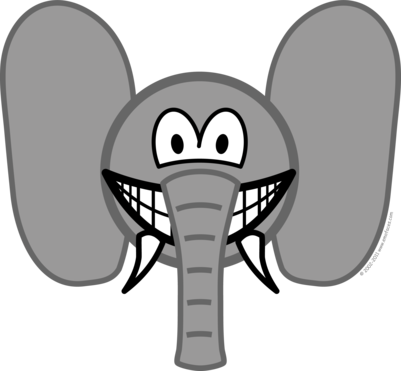 Elephant smile