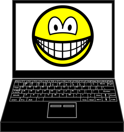 Laptop smile