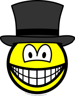 Top hat smile